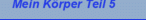 Mein Körper Teil 5
